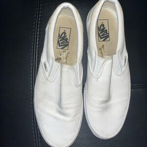 Vans Classic White Slip-On Shoes